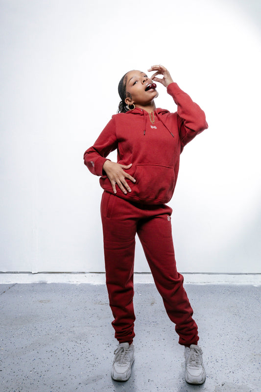 CHERRY ORGANIC SWEATPANTS