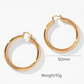 CHUNKY LARGE HOOP EARRINGS