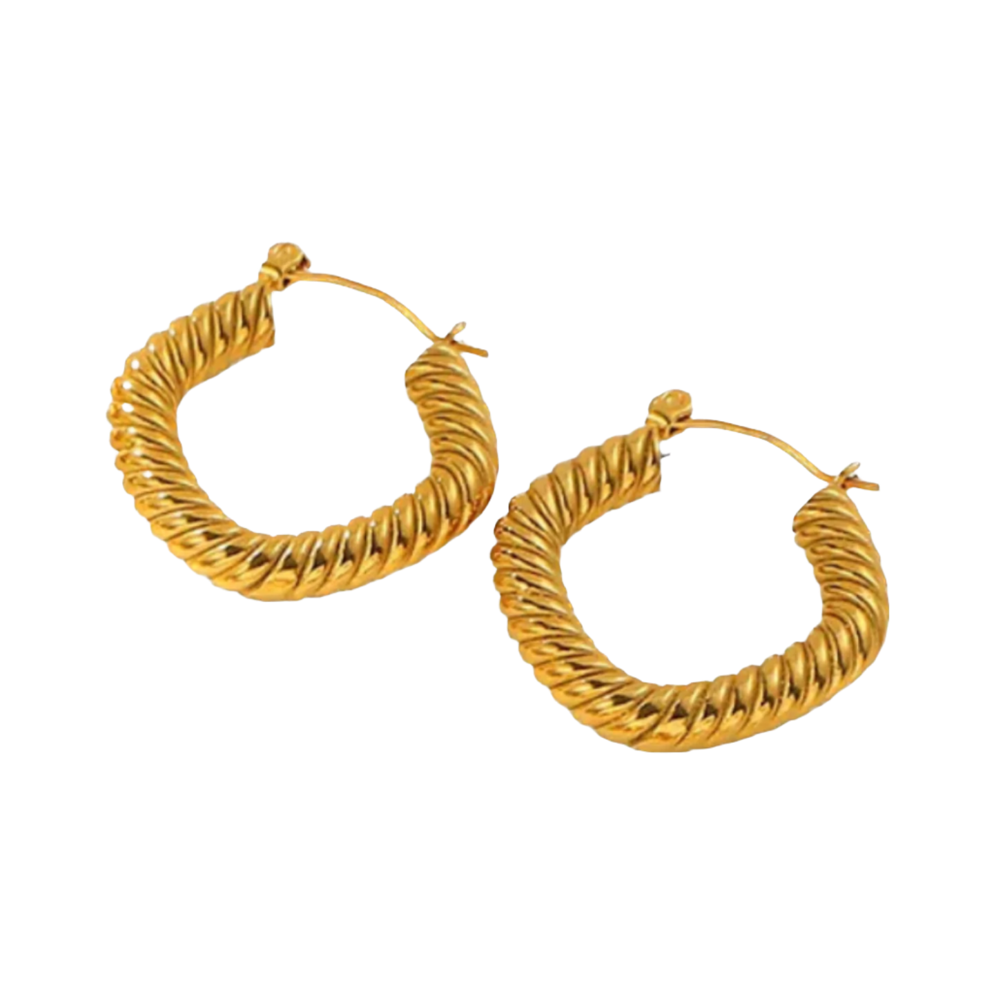 Knot Hoop Earrings