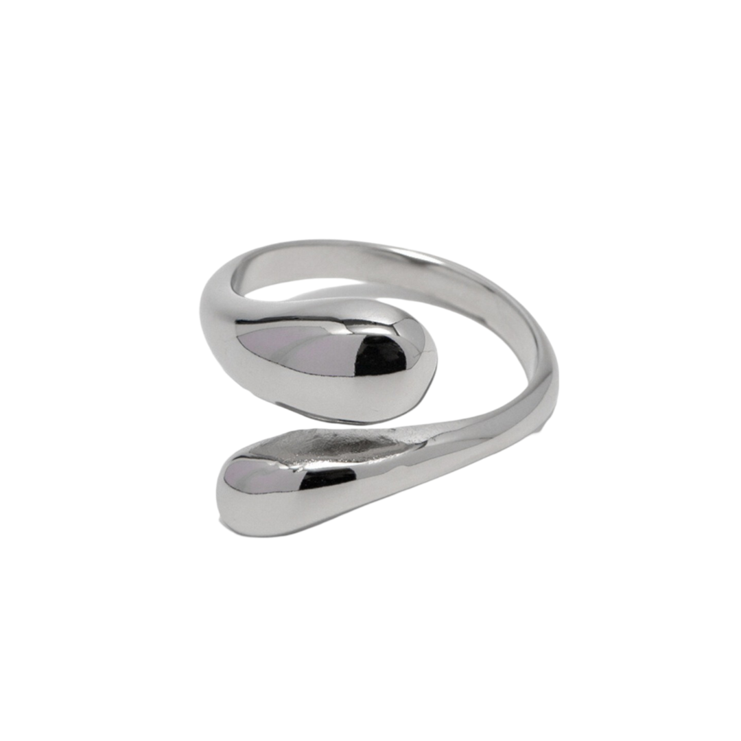 DROP RING SILVER